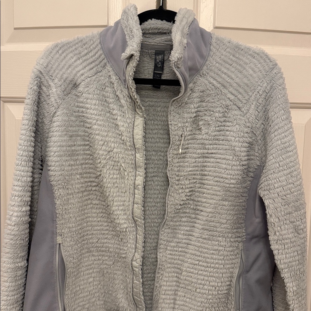 Mountain Hardwear Silver Plush Fleece Jacket
